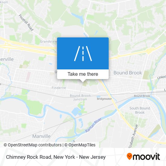 Mapa de Chimney Rock Road