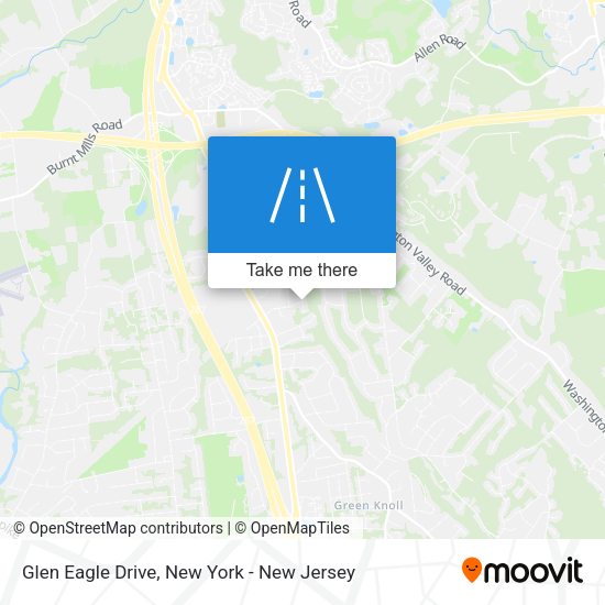 Glen Eagle Drive map