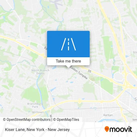 Kiser Lane map