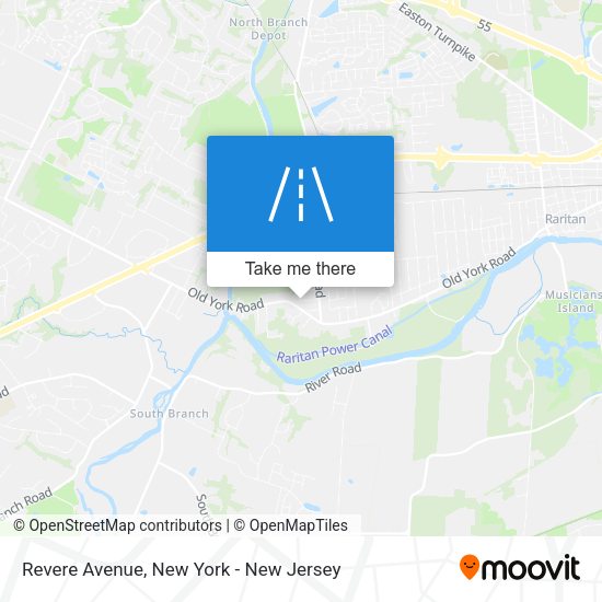 Mapa de Revere Avenue