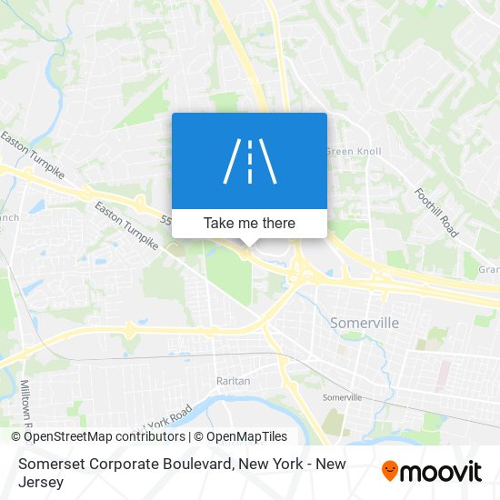 Somerset Corporate Boulevard map
