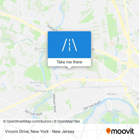 Vroom Drive map