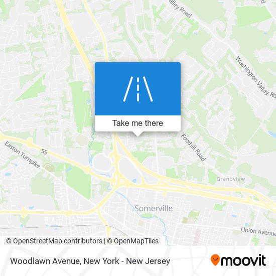 Mapa de Woodlawn Avenue