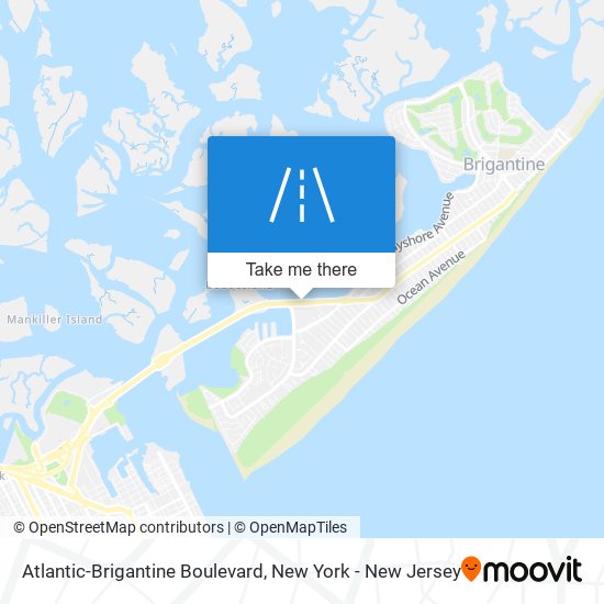 Mapa de Atlantic-Brigantine Boulevard