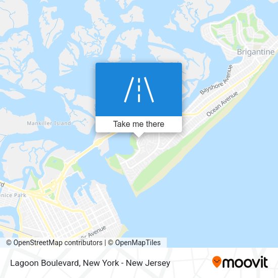 Lagoon Boulevard map