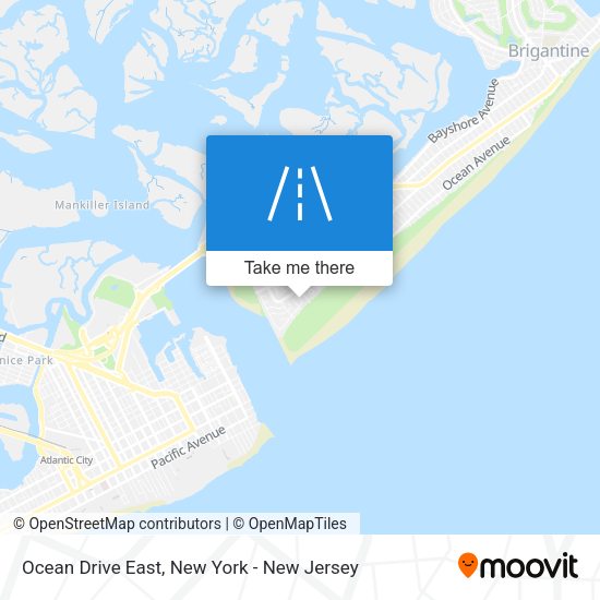 Mapa de Ocean Drive East