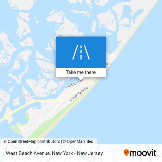 West Beach Avenue map