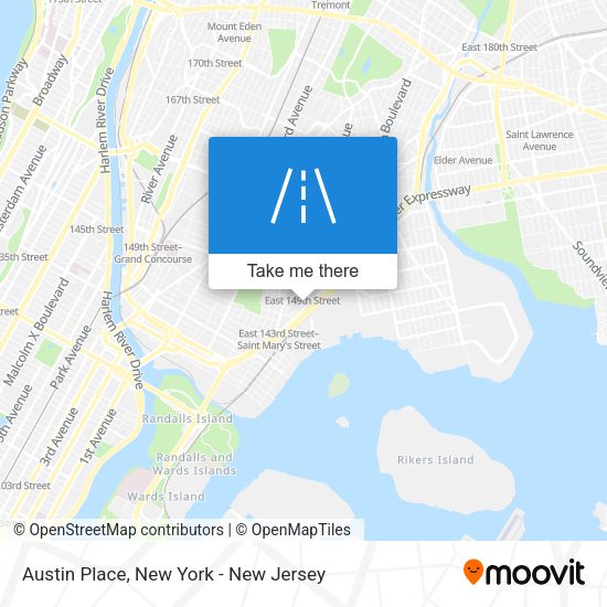 Mapa de Austin Place