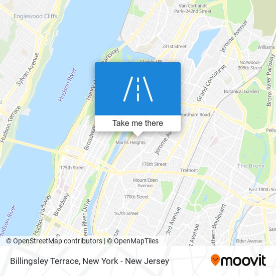 Billingsley Terrace map