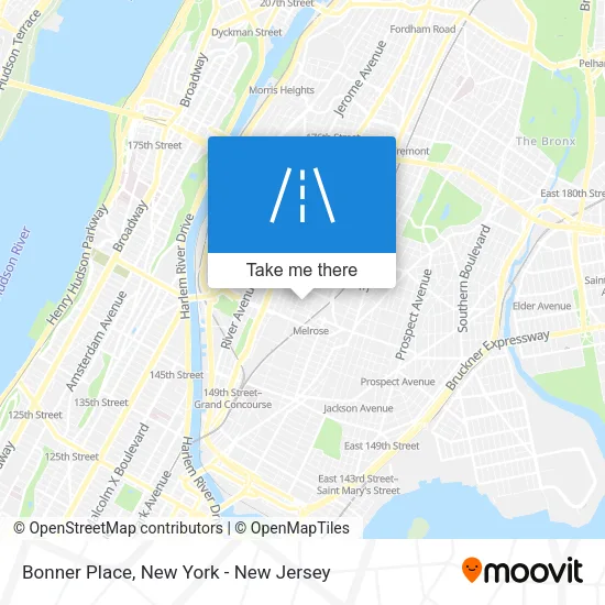Bonner Place map