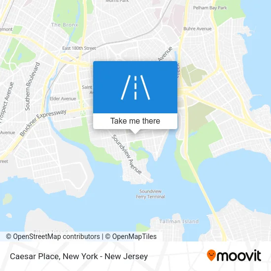 Caesar Place map