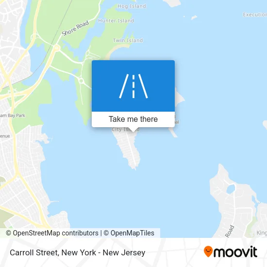 Carroll Street map