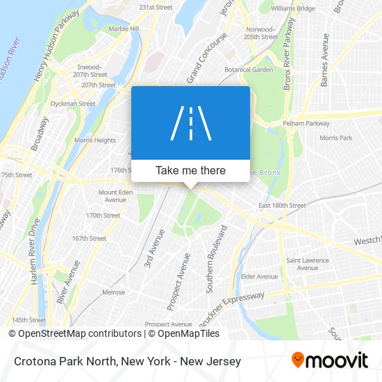 Crotona Park North map