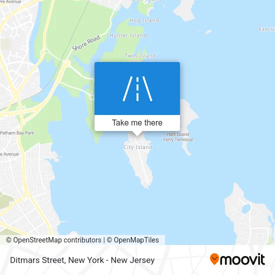 Ditmars Street map