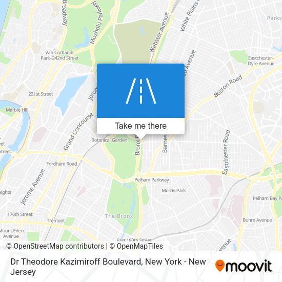 Dr Theodore Kazimiroff Boulevard map