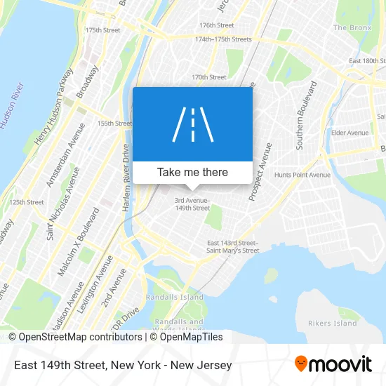 How to get to East 149th Street, Bronx by subway, bus or train?