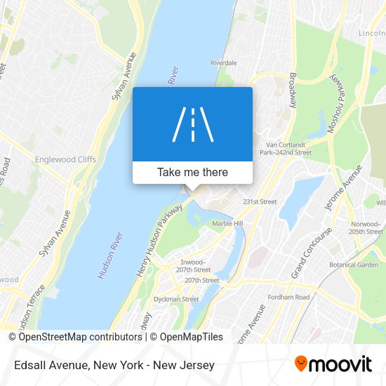 Mapa de Edsall Avenue