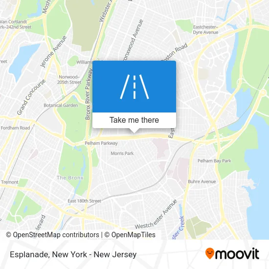 Esplanade map