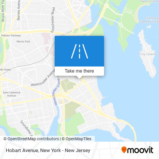 Hobart Avenue map