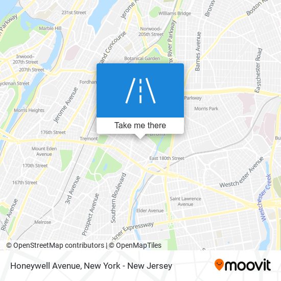 Mapa de Honeywell Avenue