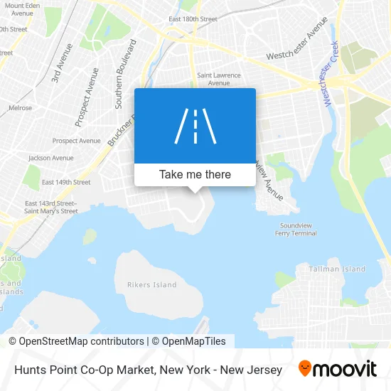 Hunts Point Co-Op Market map
