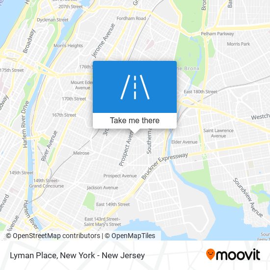 Lyman Place map