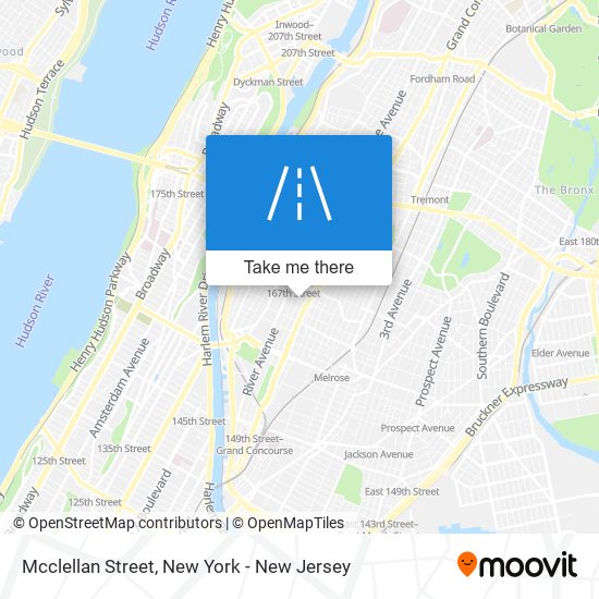 Mcclellan Street map