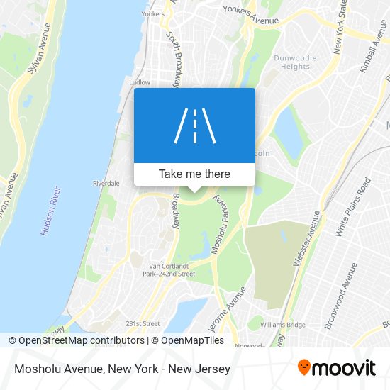 Mosholu Avenue map