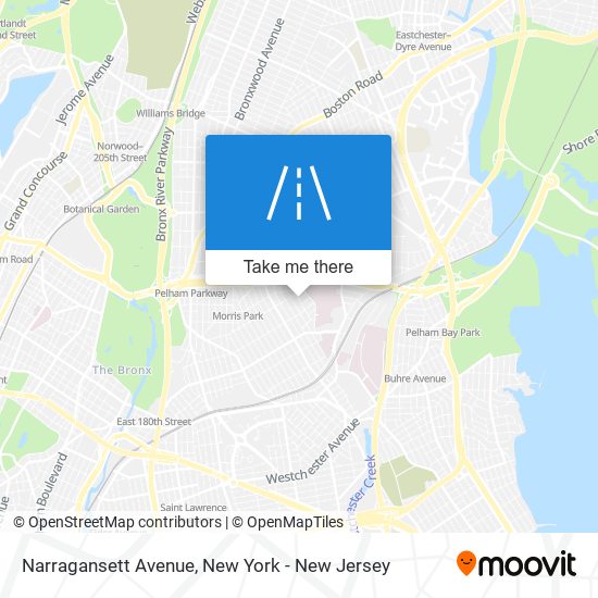 Narragansett Avenue map