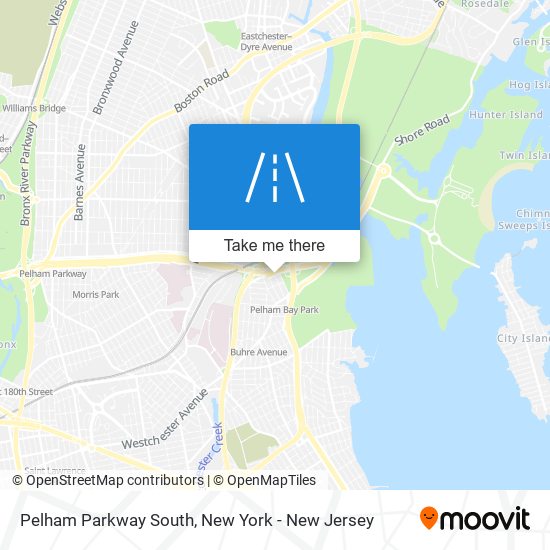 Mapa de Pelham Parkway South