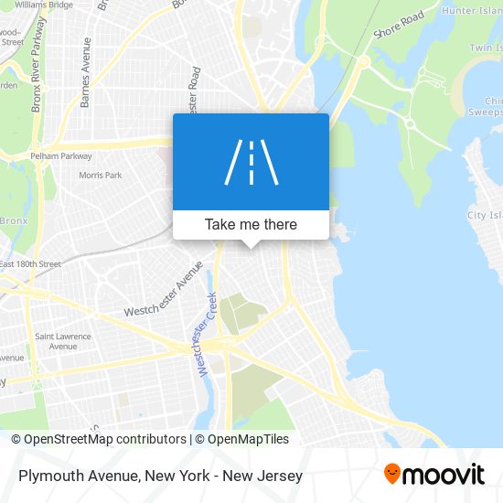 Mapa de Plymouth Avenue