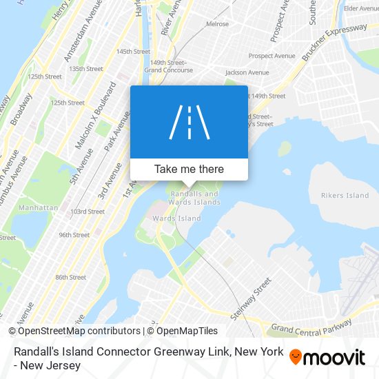 Randall's Island Connector Greenway Link map