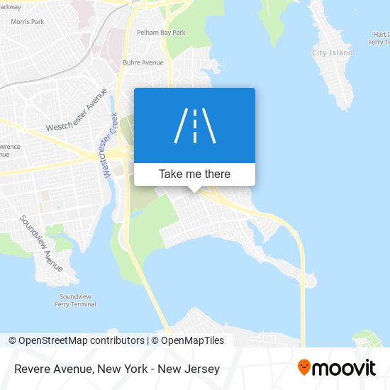 Mapa de Revere Avenue