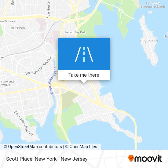 Scott Place map