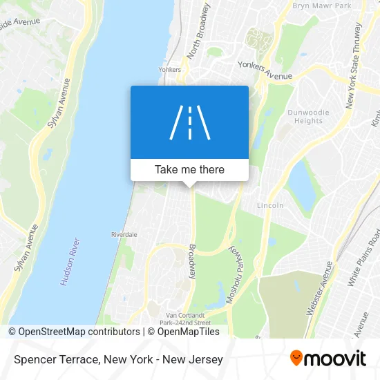Spencer Terrace map
