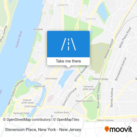 Mapa de Stevenson Place
