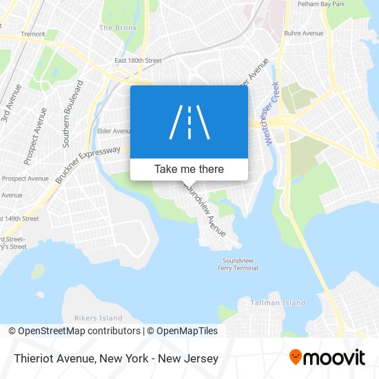 Thieriot Avenue map
