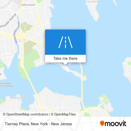 Mapa de Tierney Place