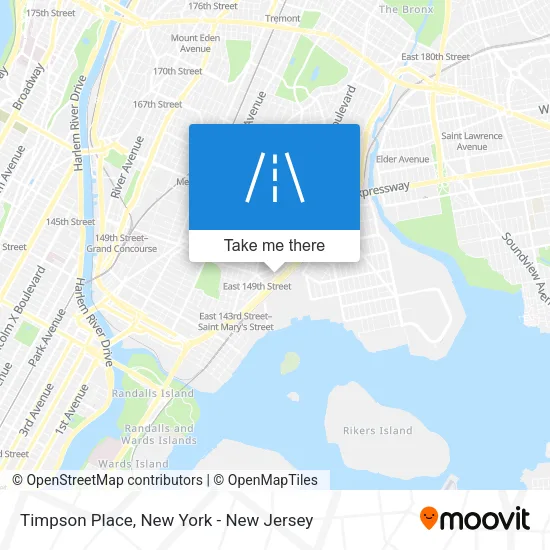 Timpson Place map