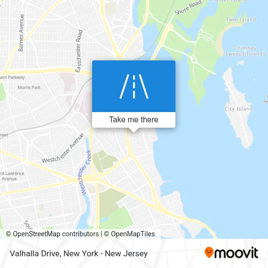 Valhalla Drive map