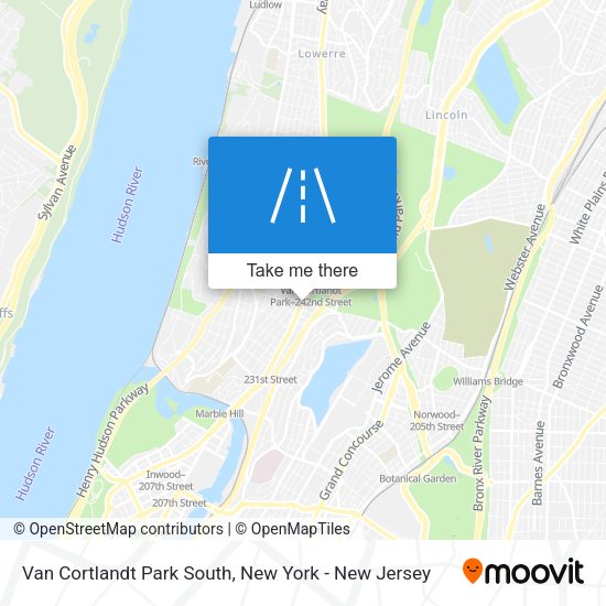 Mapa de Van Cortlandt Park South