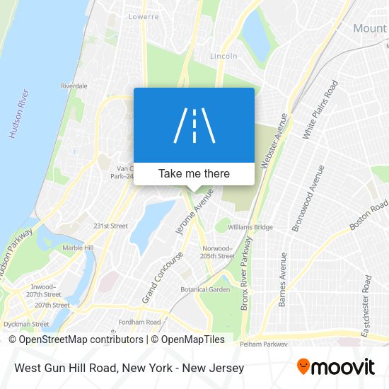 Mapa de West Gun Hill Road