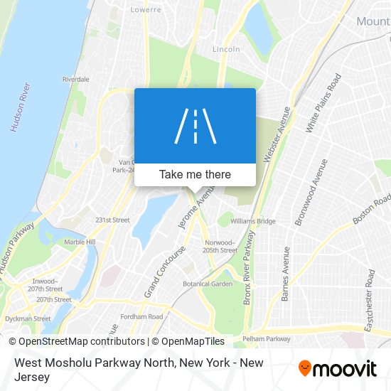 Mapa de West Mosholu Parkway North