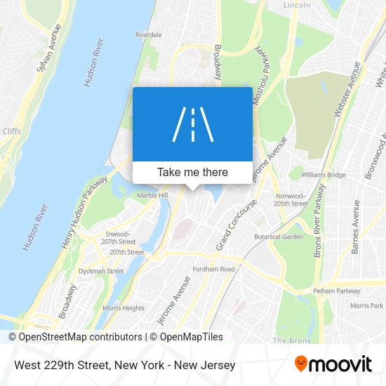 Mapa de West 229th Street