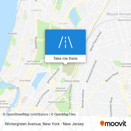 Mapa de Wintergreen Avenue