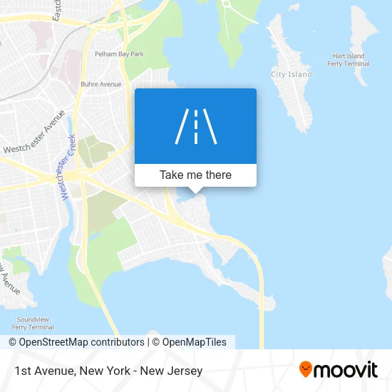 1st Avenue map