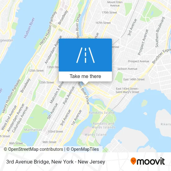 3rd Avenue Bridge map