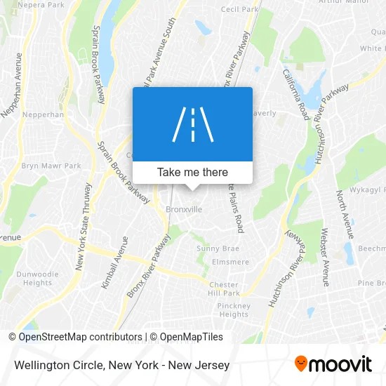 Wellington Circle map