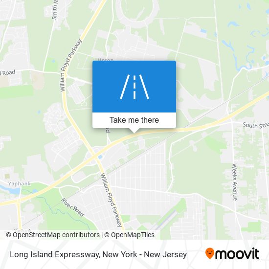 Long Island Expressway map