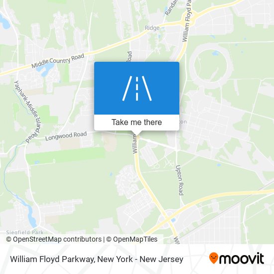 William Floyd Parkway map